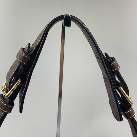 Dooney & Bourke large oversized hobo shoulder bag brown - Picture 8 of 12